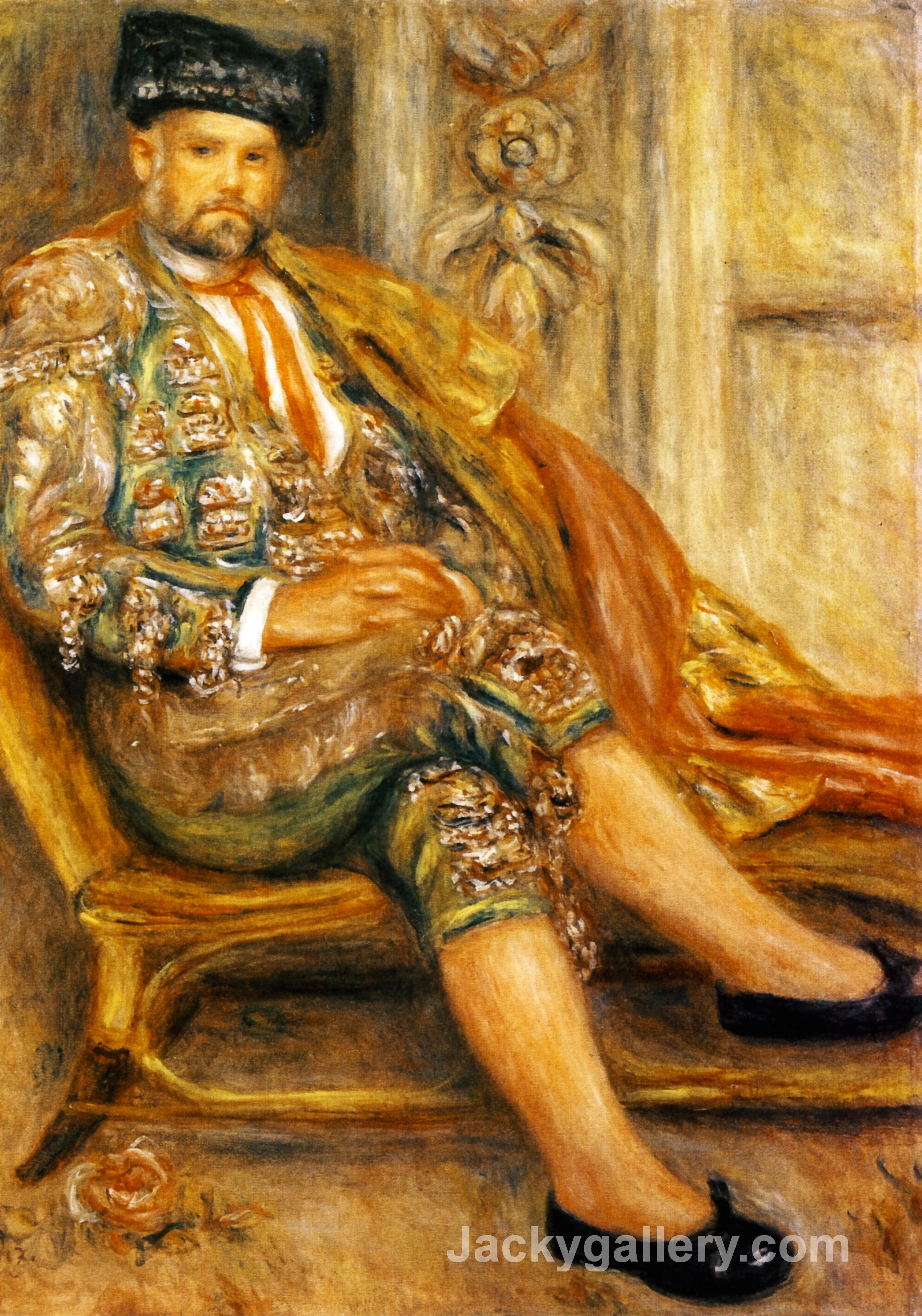 Ambroise Vollard Portrait by Pierre Auguste Renoir paintings reproduction
